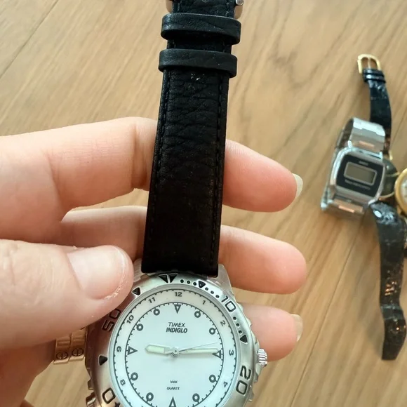 Lot of 4 Vintage Men's Watches - Timex, Texas Instrument, Amitron - Picture 4 of 16